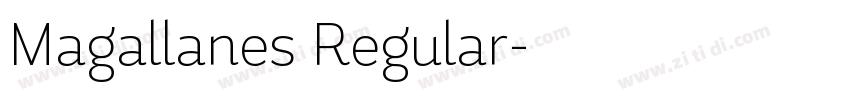 Magallanes Regular字体转换